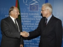 His Highness the Aga Khan calls on the President of the European Parliament, Mr Hans-Gert Poettering. 2007-01-01